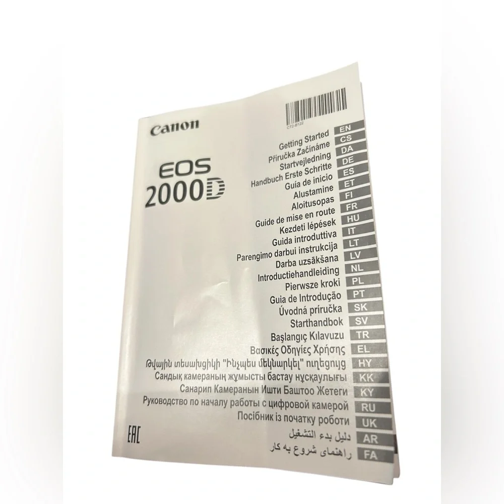 Canon EOS Rebel SL2 200D User Instruction Manual Guide